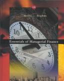 Front cover of Essentials of managerial finance by Scott Besley
