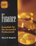 Cover of Finance by Pierre G. Bergeron