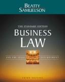 Cover of Business law and the legal environment by Jeffrey F. Beatty