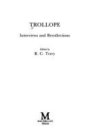 Cover of Trollope by R. C. Terry