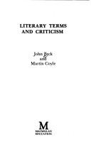 Cover of Literary terms and criticism by John Peck