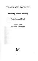 Front cover of Yeats and Women by Deirdre Toomey