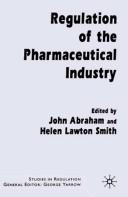 Front cover of REGULATION OF THE PHARMACEUTICAL INDUSTRY; ED. BY JOHN ABRAHAM by John Abraham