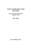 Front cover of The Churches and Racism by Zolile Mbali