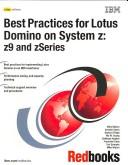 Front cover of Best Practices for Lotus Domino on System Z Z9 And Zseries by IBM Redbooks