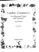 Front cover of London Cemeteries by Hugh Meller