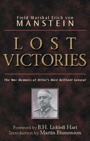 Cover of Verlorene Siege by Erich von Manstein