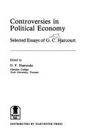 Cover of Controversies in political economy by Geoffrey Colin Harcourt