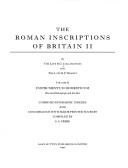 Cover of The Roman inscriptions of Britain by R. G. Collingwood