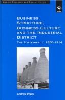 Cover of Business Structure, Business Culture and the Industrial District by Andrew Popp