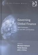 Cover of Governing global finance by Michele Fratianni