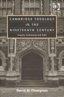 Cover of Cambridge Theology in the Nineteenth Century by David M. Thompson