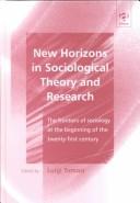 Cover of New Horizons in Sociological Theory and Research by Luigi Tomasi
