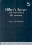 Cover of Milton's Secrecy by James Dougal Fleming