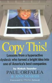 Cover of Copy this! by Paul Orfalea