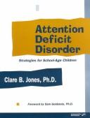 Cover of Attention deficit disorder by Clare B. Jones