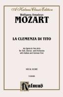 Cover of La clemenza di Tito by Wolfgang Amadeus Mozart