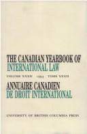 Front cover of Canadian Yearbook of International Law 1994 by D. M. McRae