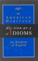 Front cover of English As A Second Language Idiom Dictionary And Workbook And American Heritage Tlk Cd-rom by Unknown