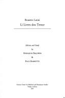 Front cover of Li livres dou tresor by Brunetto Latini