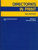 Front cover of Directories in Print (15th ed by Dawn Conzett Desjardins