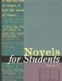 Cover of Novels for students by Ira Mark Milne
