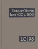 Cover of Literature criticism from 1400 to 1800 by Thomas J. Schoenberg