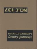 Cover of Nineteenth-Century literature criticism by Lynn M. Zott