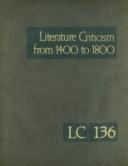 Front cover of Literature criticism from 1400 to 1800 by Unknown