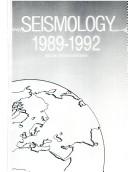 Front cover of Seismology, 1989-1992 by Eva Johannisson