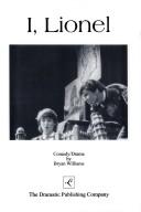 Cover of I, Lionel by Bryan Williams