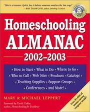 Cover of Homeschooling almanac by Mary Leppert