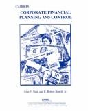 Front cover of Cases in Corporate Financial Planning and Control by John F. Nash