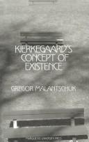 Front cover of Kierkegaard's concept of existence by Gregor Malantschuk