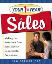 Cover of Your first year in sales by Tim Connor