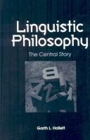 Cover of Linguistic Philosophy by Garth L. Hallett