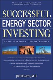 Front cover of Successful Energy Sector Investing by Joe Duarte