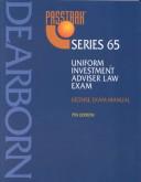 Front cover of Uniform Investment Adviser Law Exam by Unknown