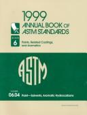 Front cover of Paint-Solvents, Aromatic Hydrocarbons (Annual Book of a S T M Standards Volume 0604) by Unknown
