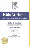 Front cover of Kids at Hope by John Carlos