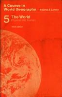 Front cover of A Course in World Geography (Course In World Geography) by Eric William Young