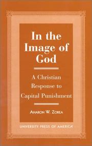 Front cover of In the Image of God by Aharon W. Zorea