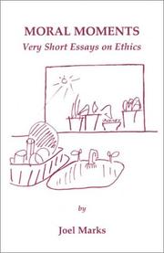 Cover of Moral Moments by Joel Marks