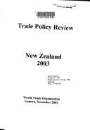 Cover of Trade Policy Review by Unknown