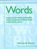 Cover of Words by Marcia Henry