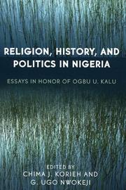 Cover of Religion, History, and Politics in Nigeria by Chima J. Korieh