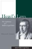 Front cover of Hegel's Laws: The Legitimacy of a Modern Legal Order (Jurists: Profiles in Legal Theory) by William Conklin