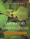 Cover of Laboratory Investigations for Biology- 2nd edition - Annotated Instructor's Edition by Jean Dickey