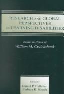 Front cover of Research and global perspectives in learning disabilities by Daniel P. Hallahan