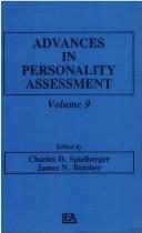 Front cover of Advances in Personality Assessment by Charles D. Spielberger